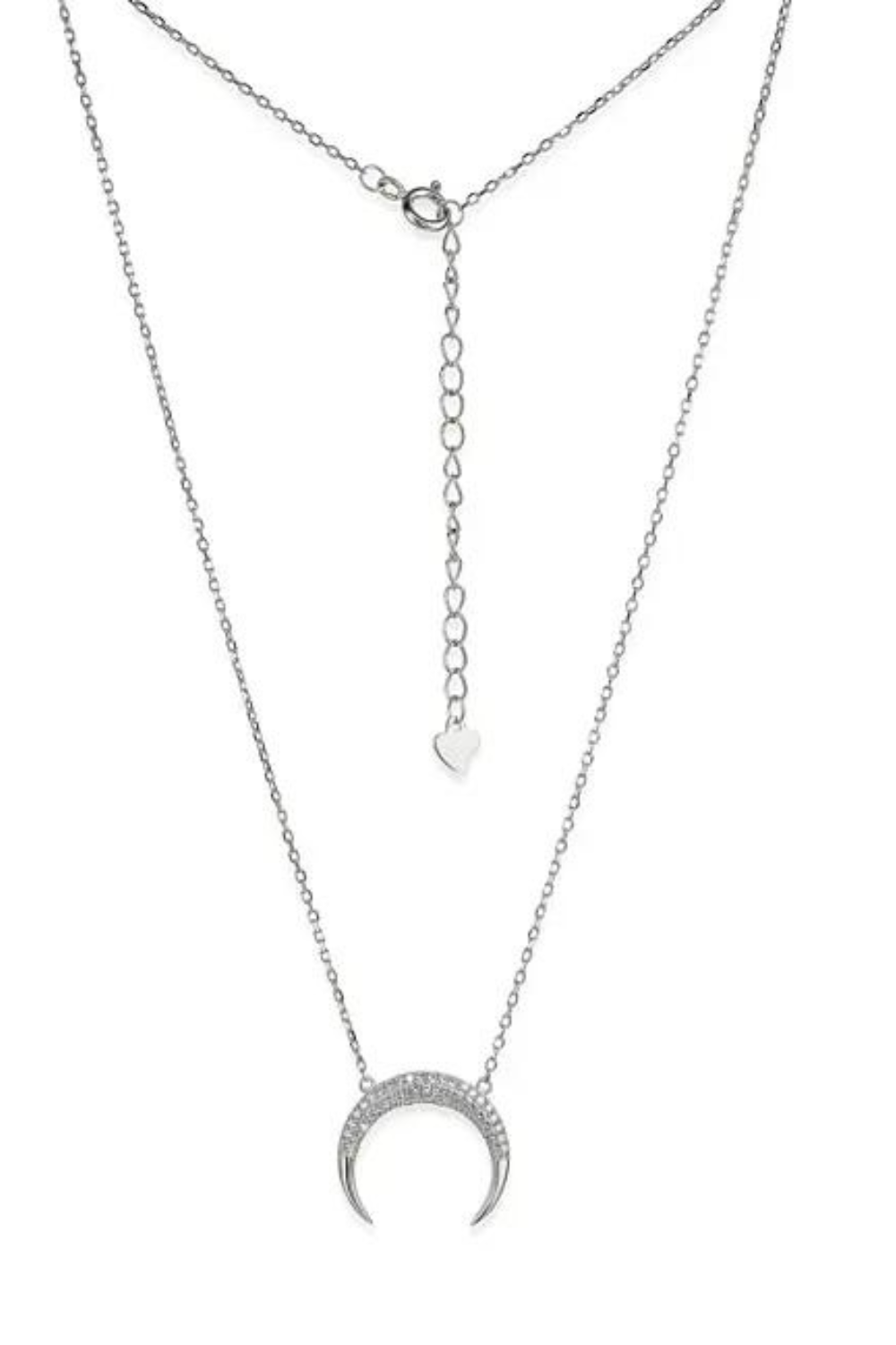 Stříbrný náhrdelník Půlměsíc (SILVERAMO), KL2F.1046