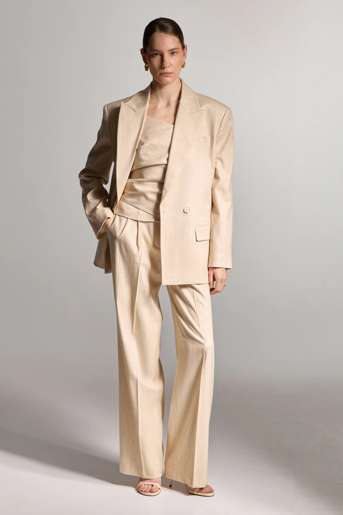 Jasmine Jacket, Beige, (Sarn) SA007S