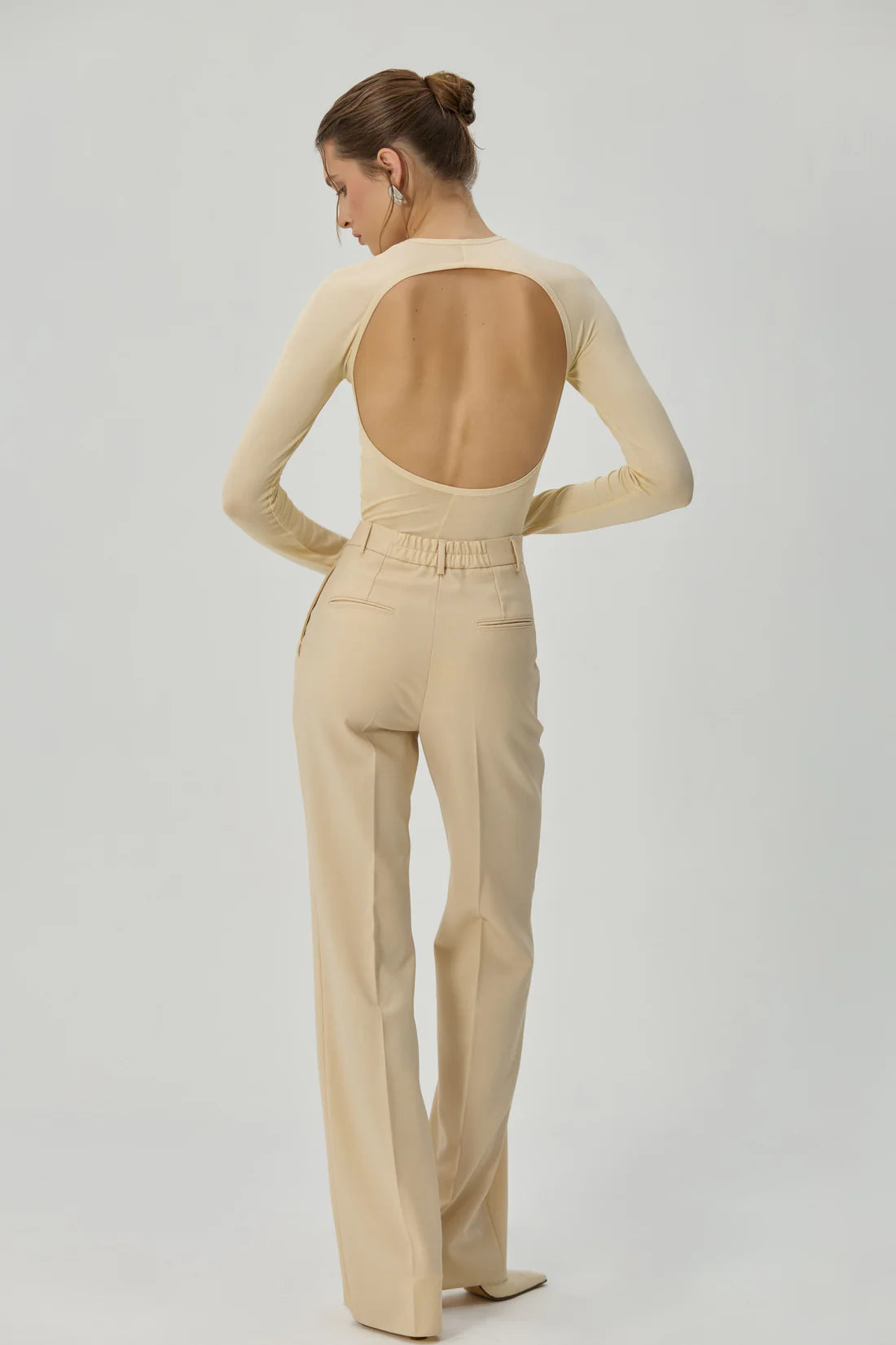 Штани кольору екрю (Sarna), SA042A