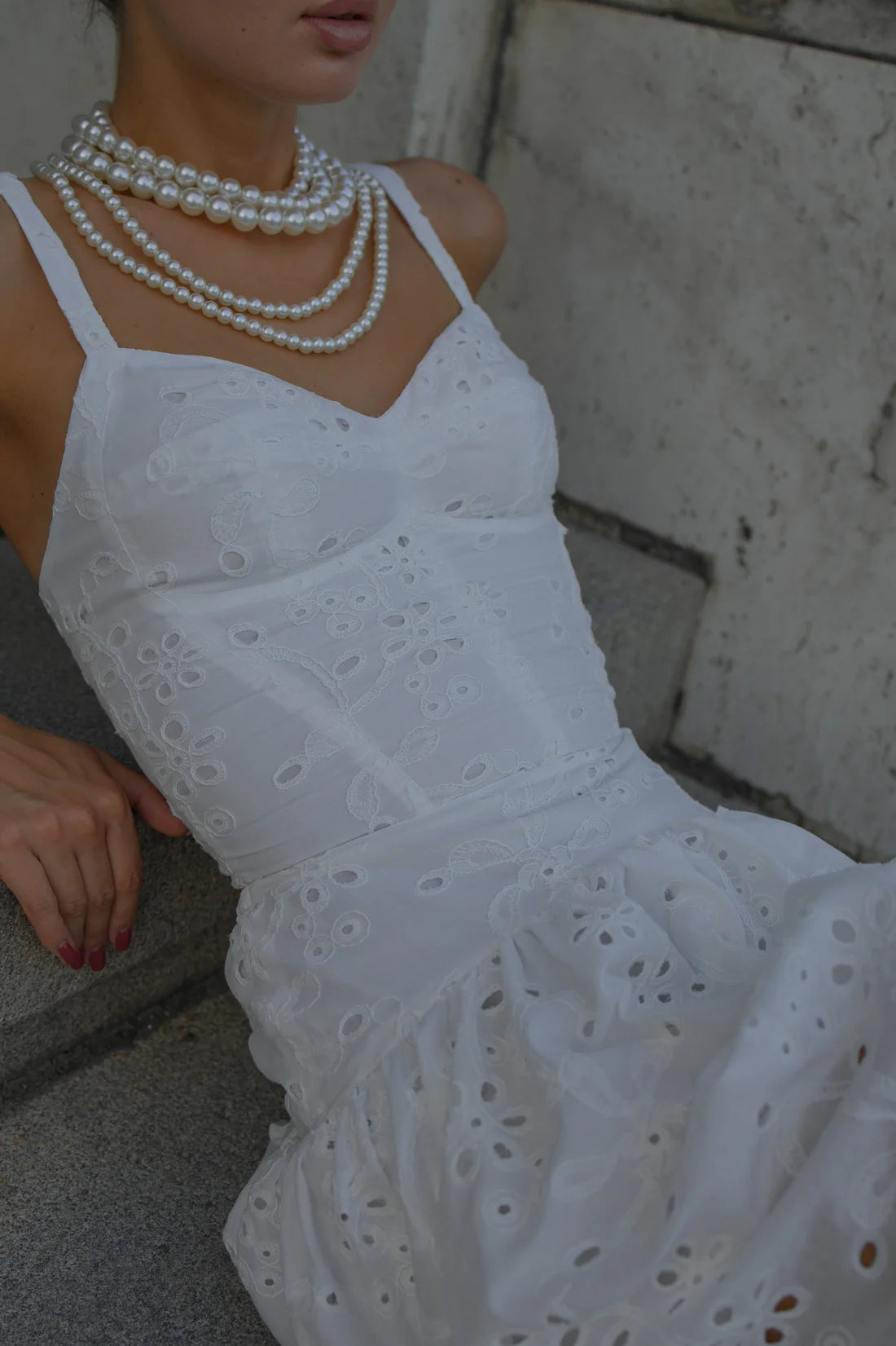 Alice dress white, (Sarna) SA003S