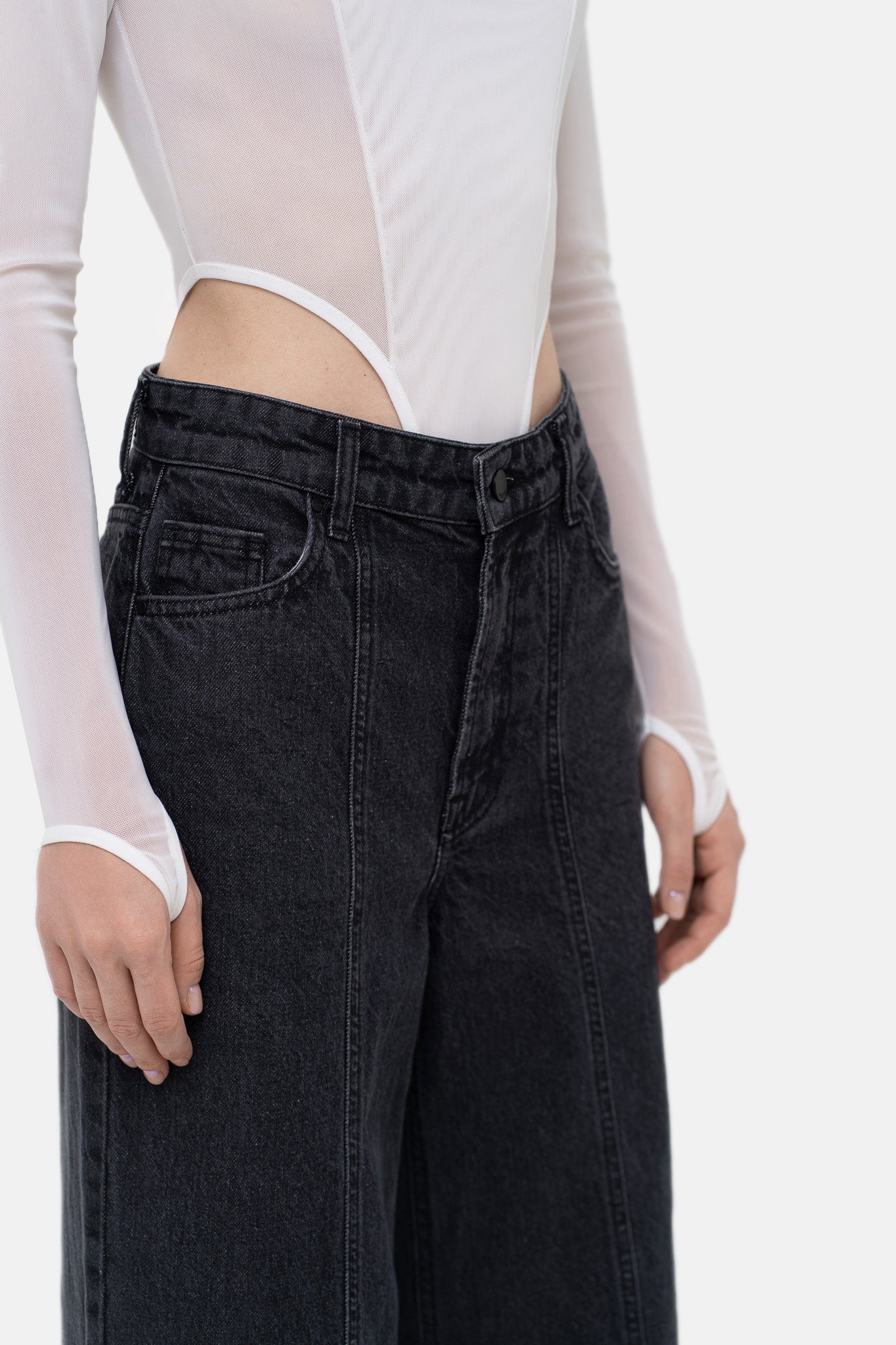 Джинси, широкі, сірі (Match Denim), sp25-wide-grey