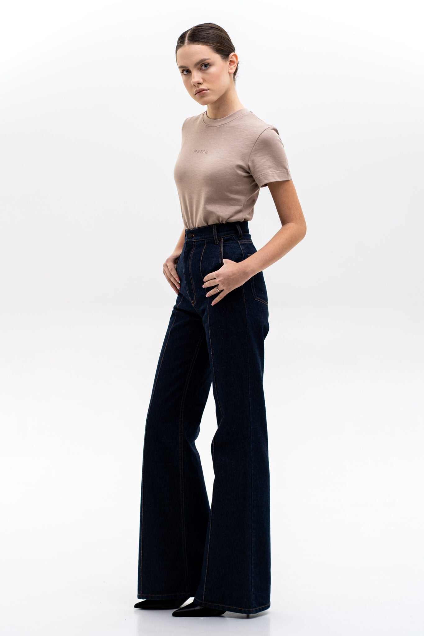 Džíny (Match Denim) , sp25-flared-jeans