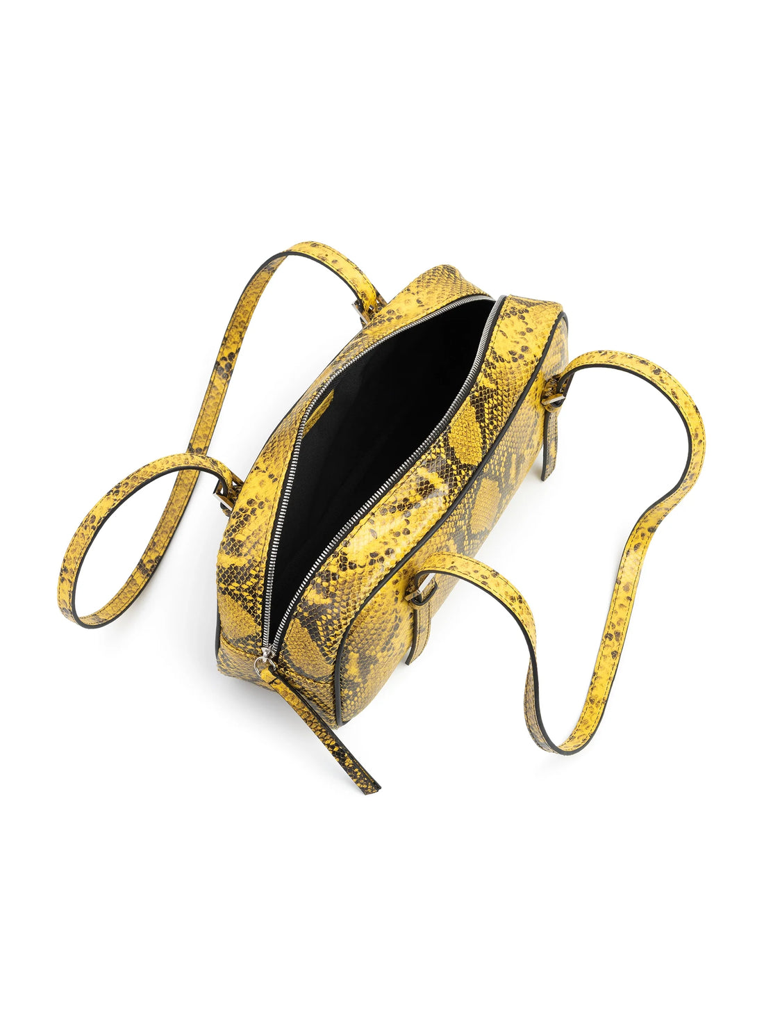 Kabelka BOWLING BAG PYTHON YELLOW (NUKOT)