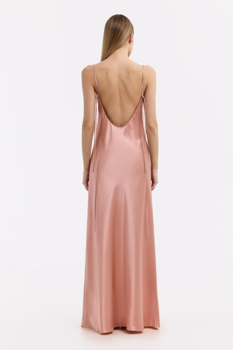 Šaty hedvábné Devon Pink Caramel, (Serenity) 832703