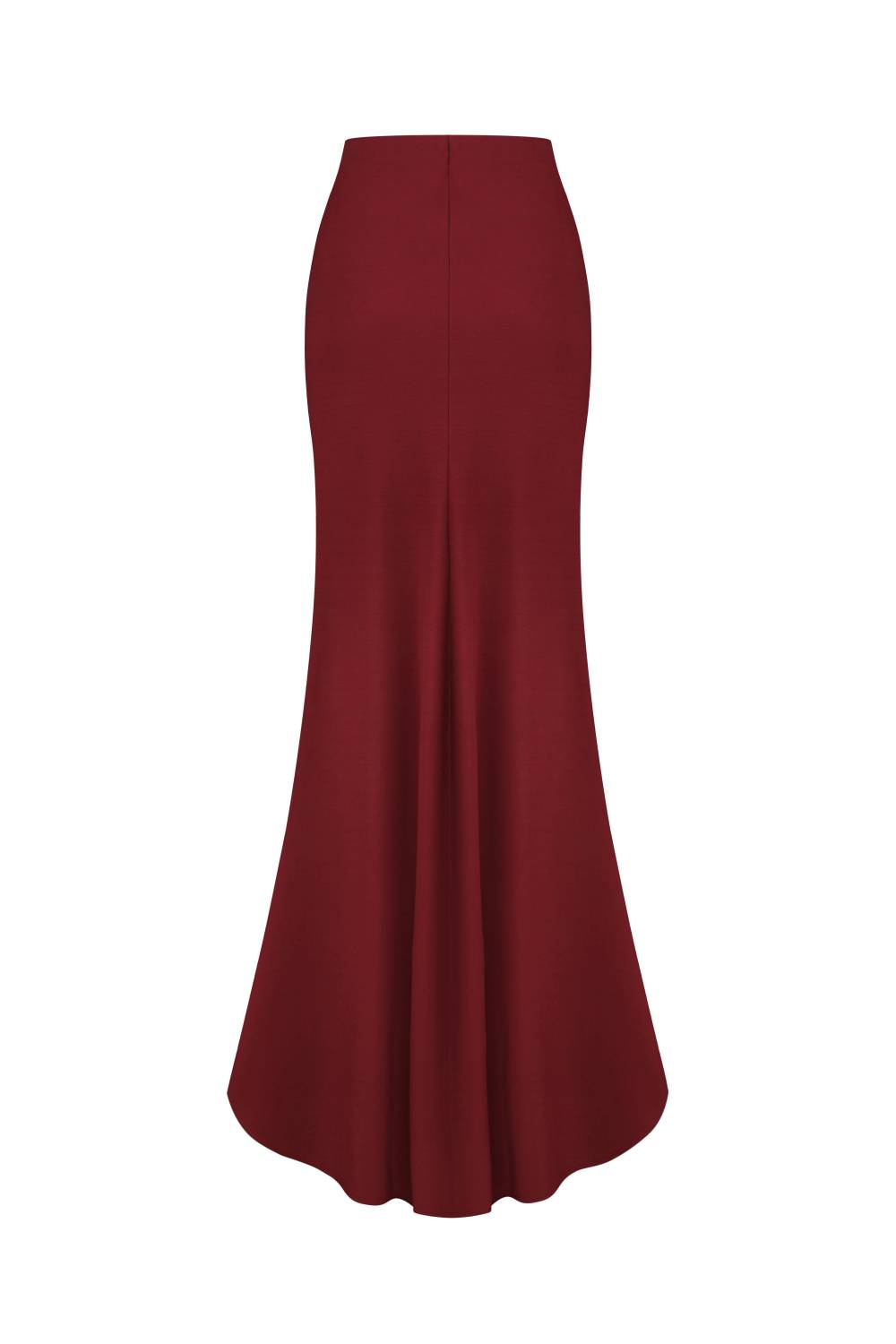 Sukně s rozparkem vínová (Kolosova) K0029А