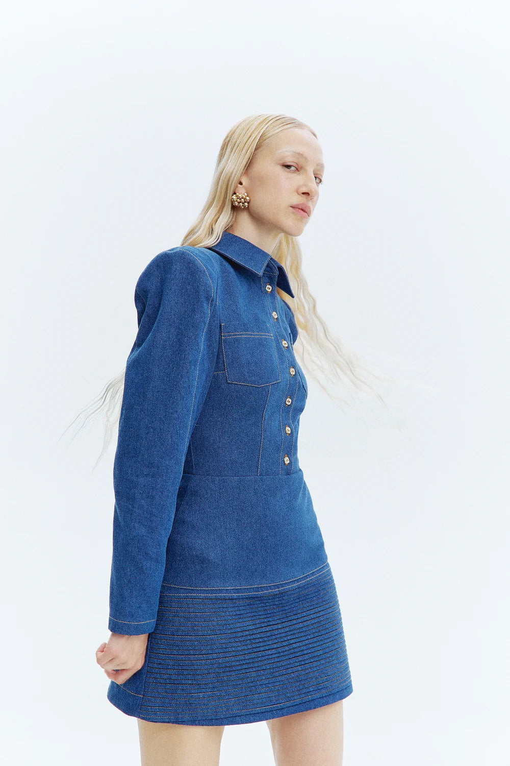 Šaty denim Bella, modrá, (Guranda) GRD00333002
