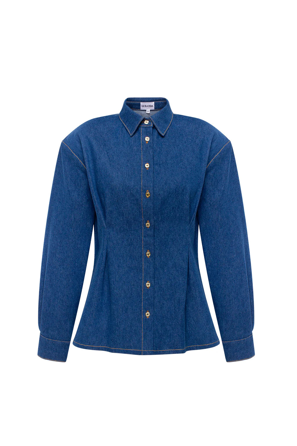 Košile denim, modrá, (Guranda) GRD00333004