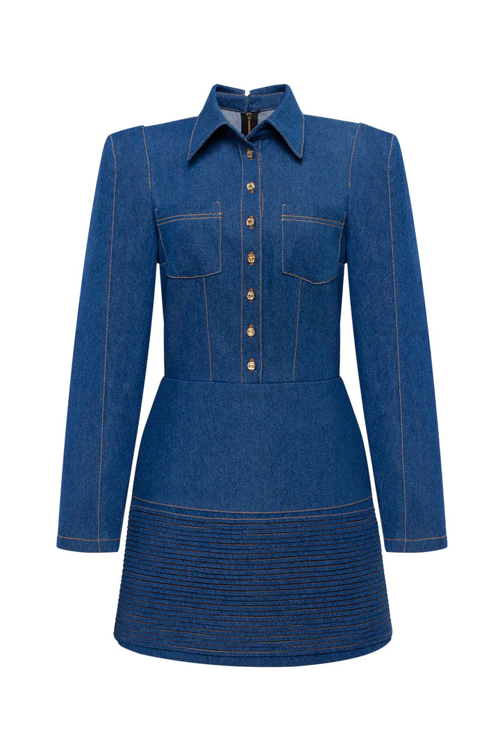 Šaty denim Bella, modrá, (Guranda) GRD00333002