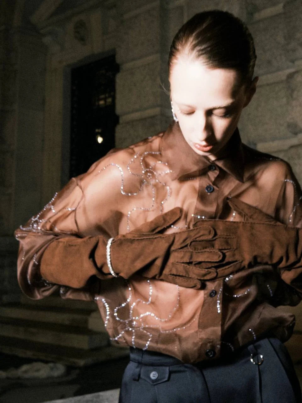 Hnědá košile (K.KVIT) , RAW252602