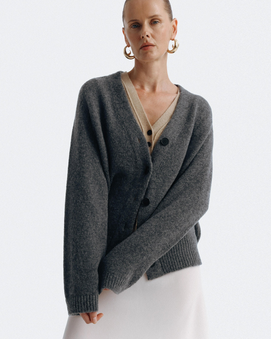 Gray cardigan (KaterinaKvit) GAW242504