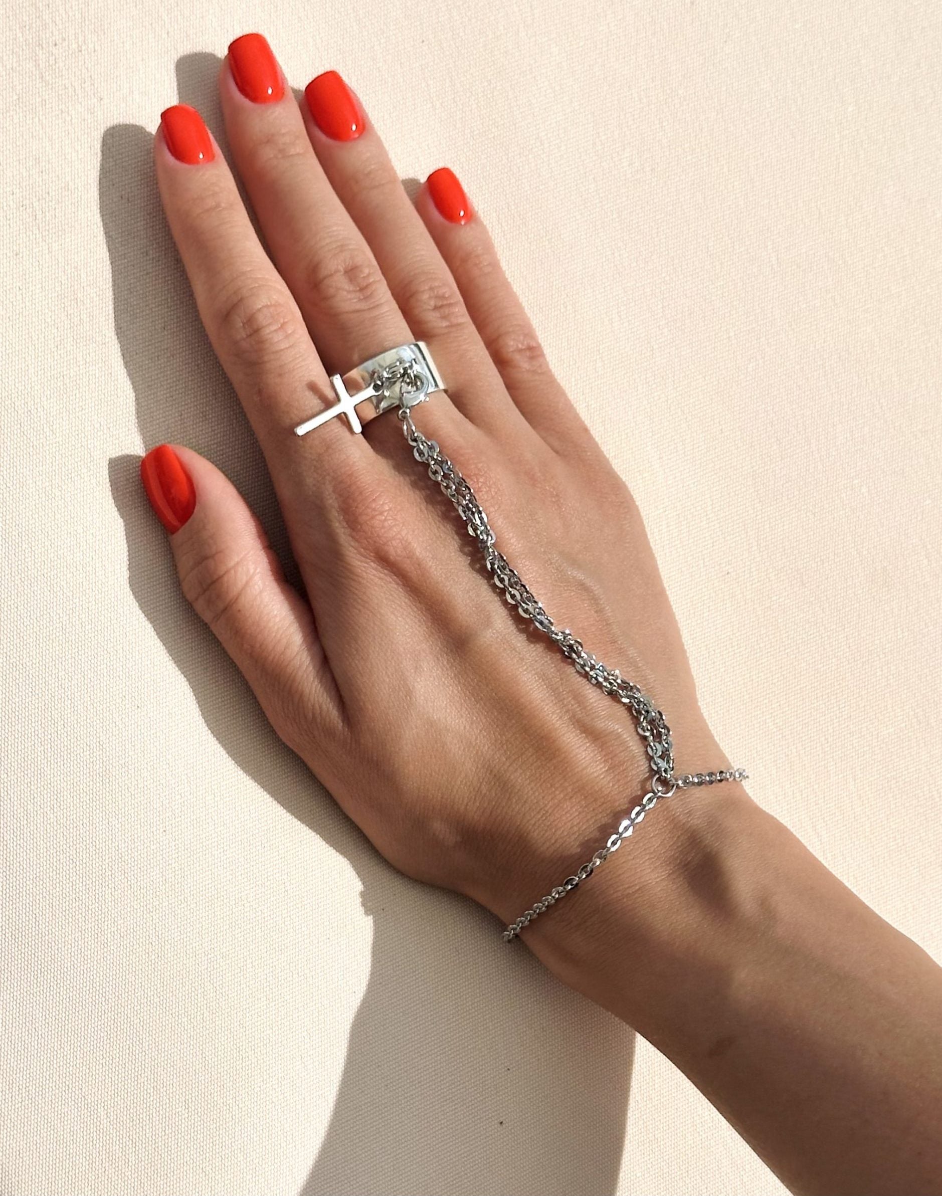 Silver bracelet ELSA (GrainsDeVerre) RCC