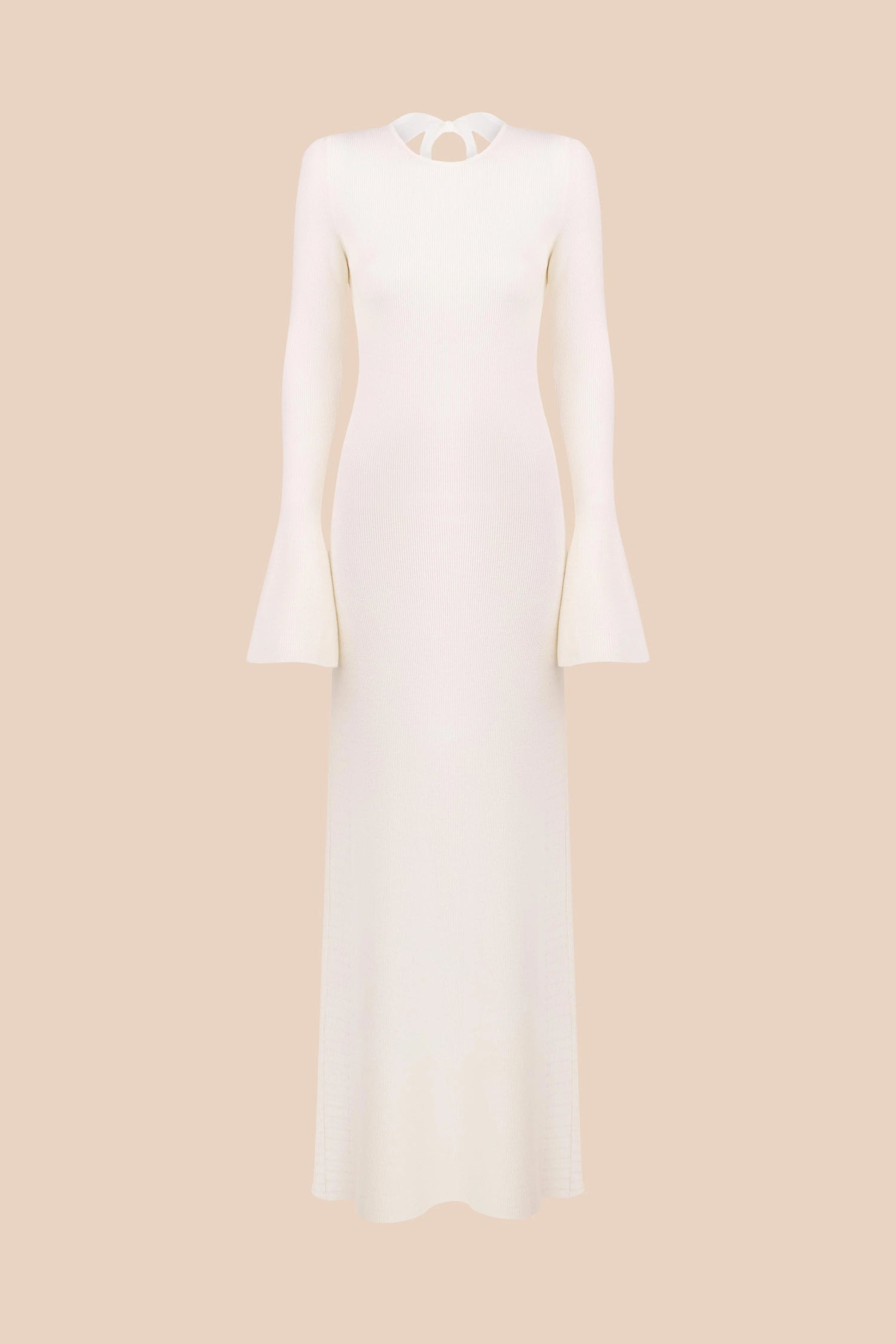 Трикотажна сукня міді (Total White) SS2510