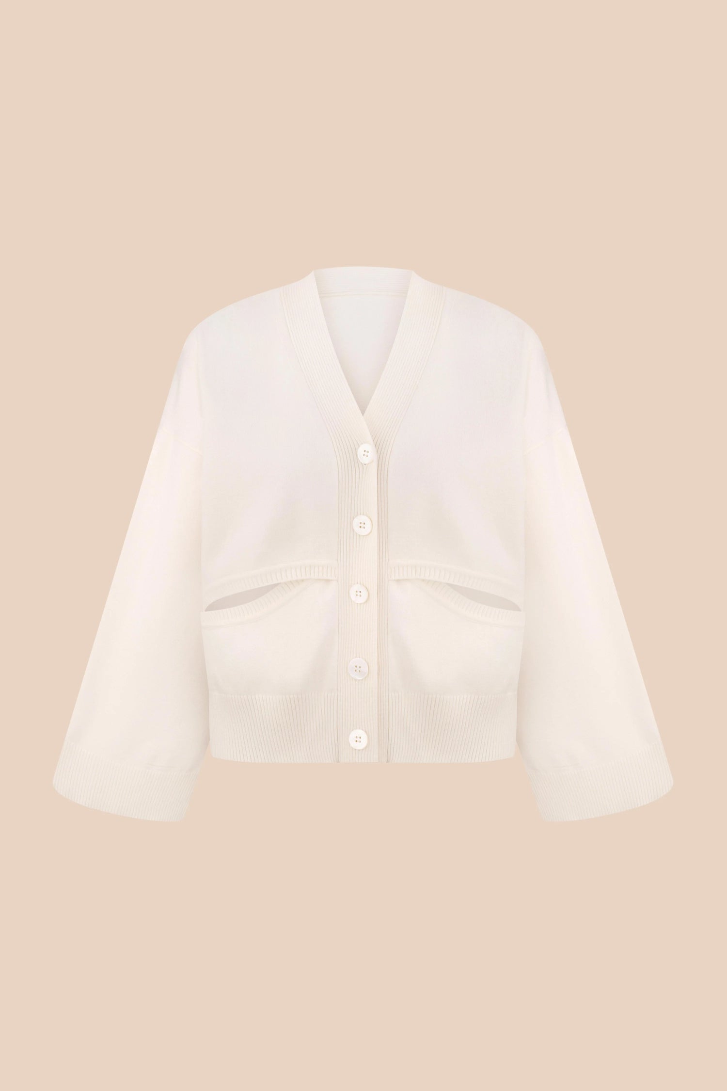 Кардиган на ґудзиках, (Total White) SS2501