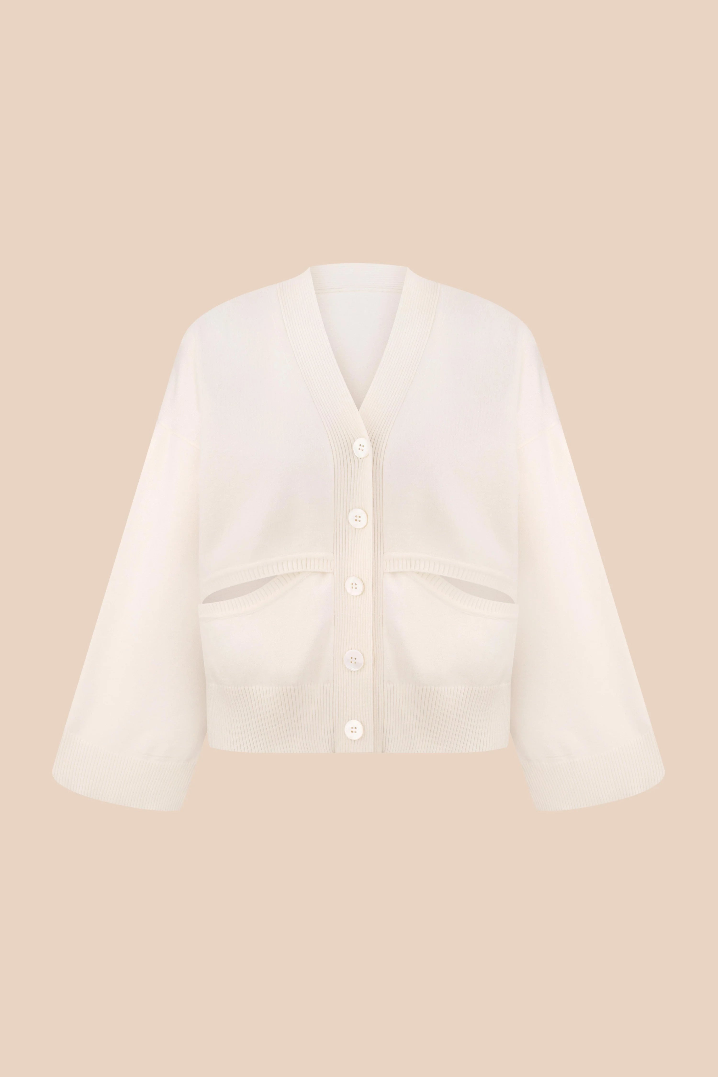 Кардиган на ґудзиках, (Total White) SS2501