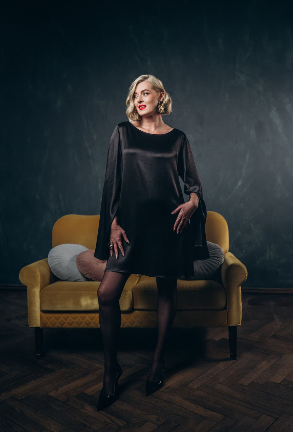 Černé šaty ODRI (Mint) , 3409180000010