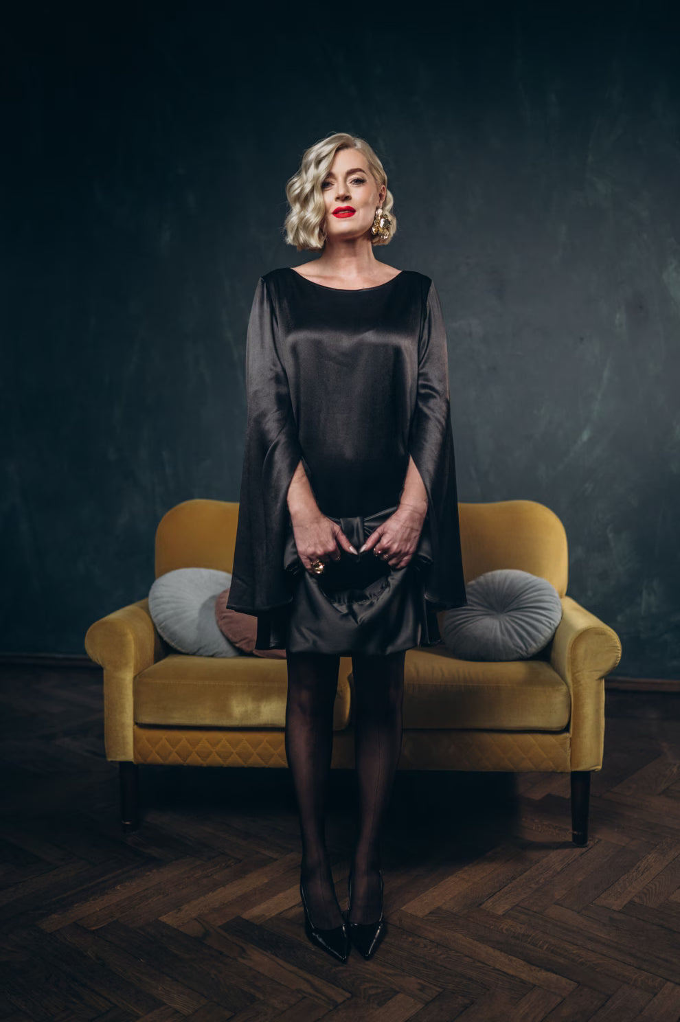 Černé šaty ODRI (Mint) , 3409180000010