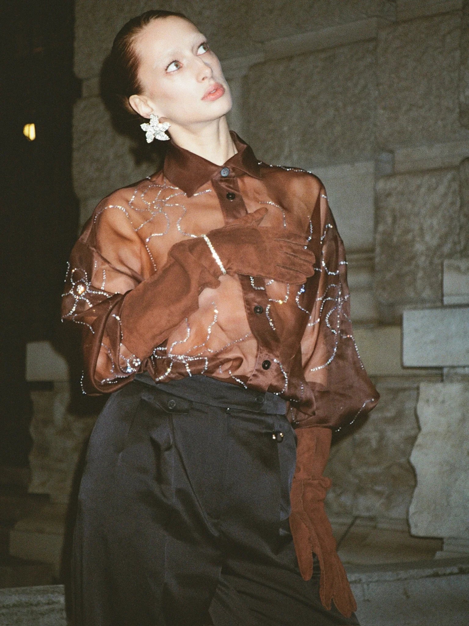 Hnědá košile (K.KVIT) , RAW252602