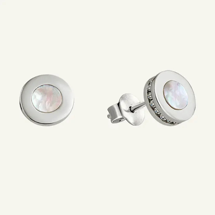 Silver earrings "Moon", (SilveAmo), CK2PF1109