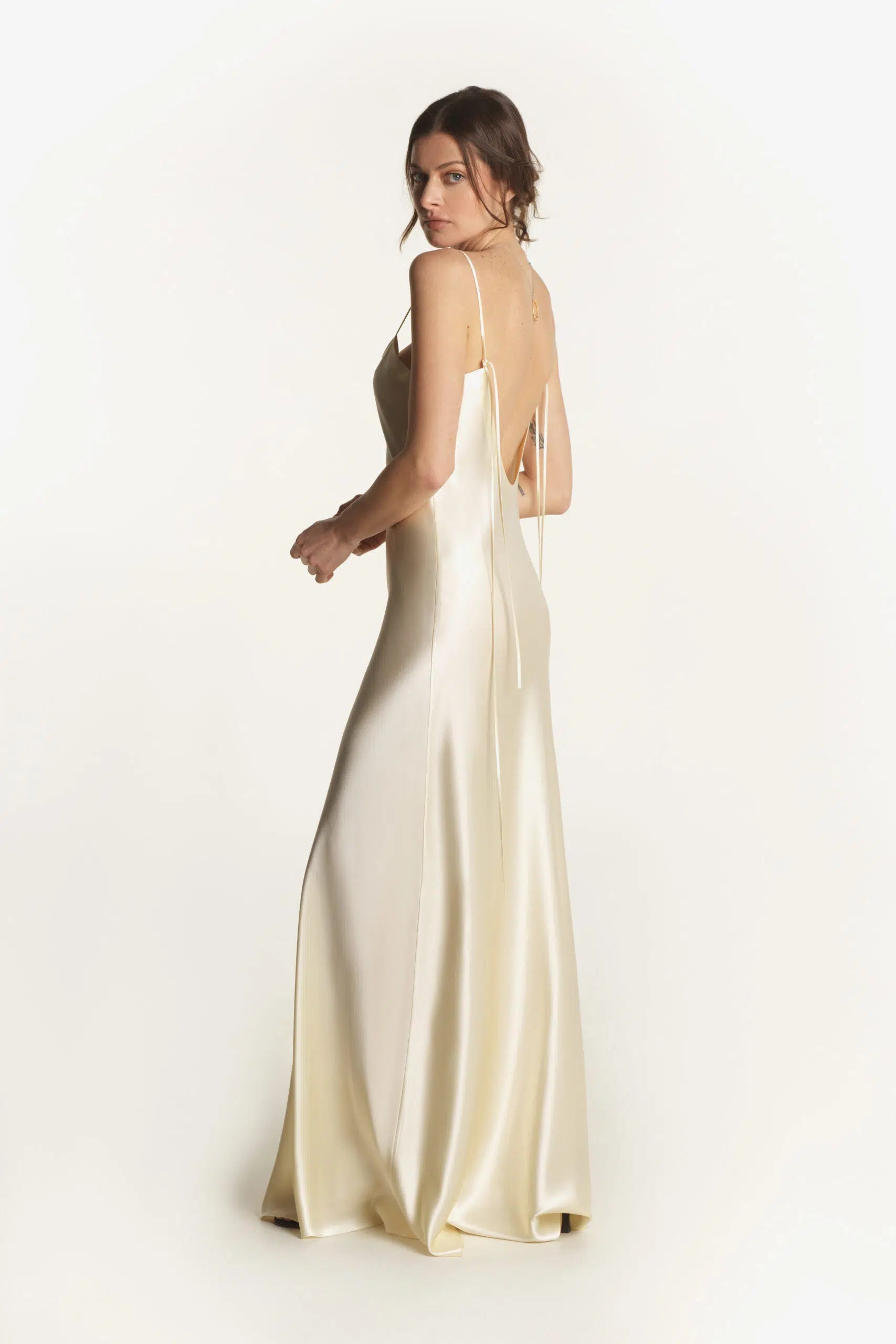 Шовкова сукня Devon Butter-Cream, (Serenity) 8311002