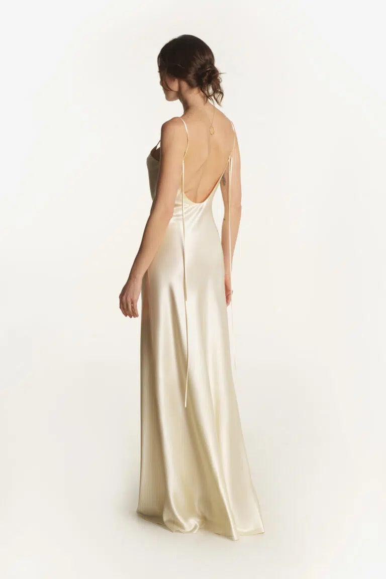 Шовкова сукня Devon Butter-Cream, (Serenity) 8311002