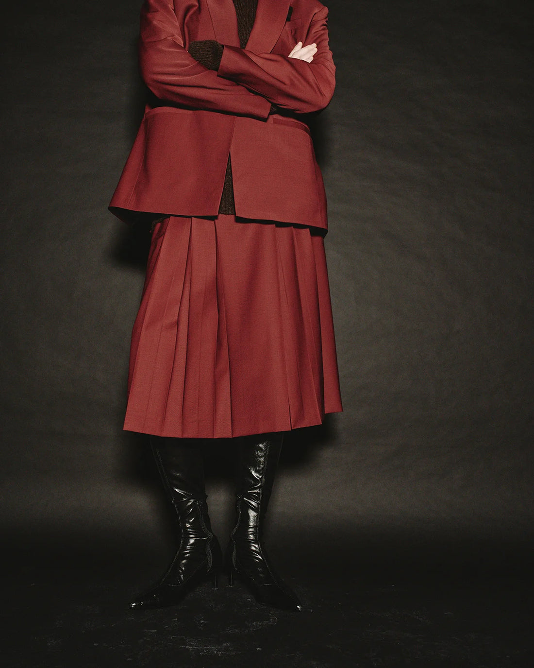 Спідниця, бордо, (КатеринаКвіт) UAW252601