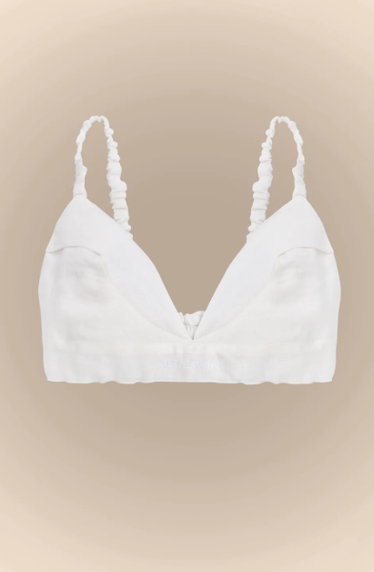 Lněný top (Total White) RE2305