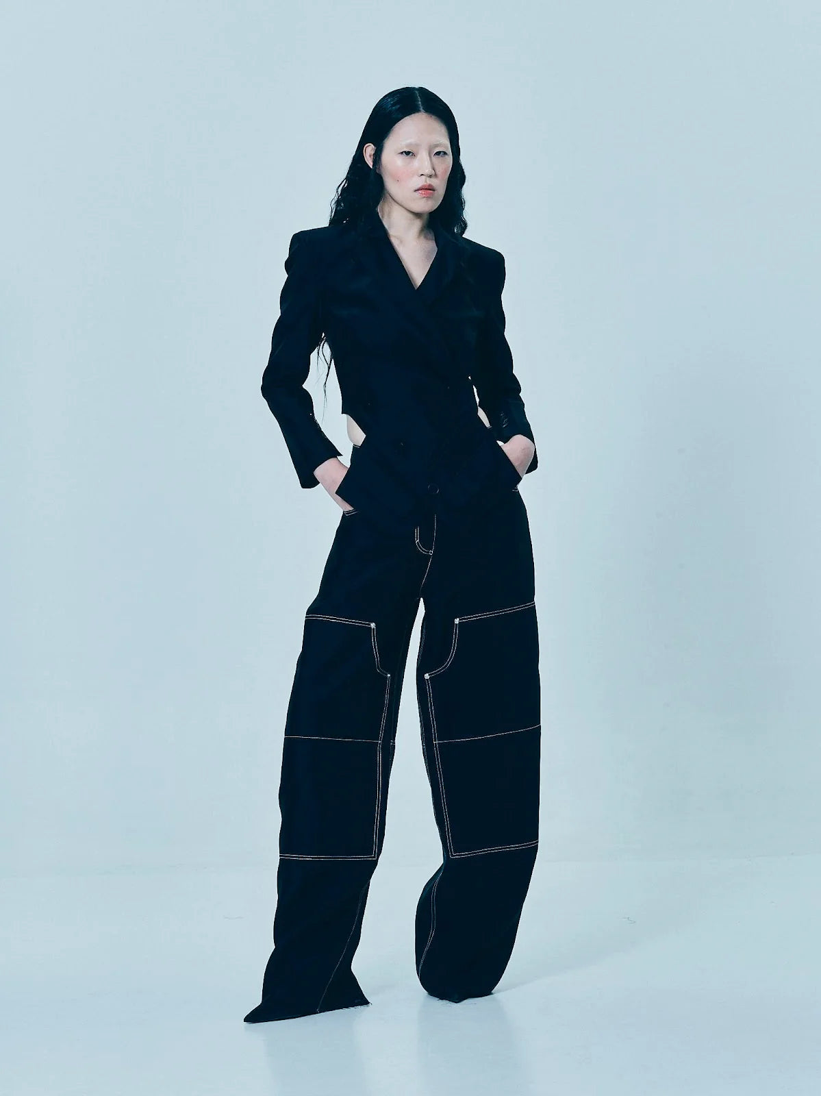 Black pants, (GUDU) TR005SS25