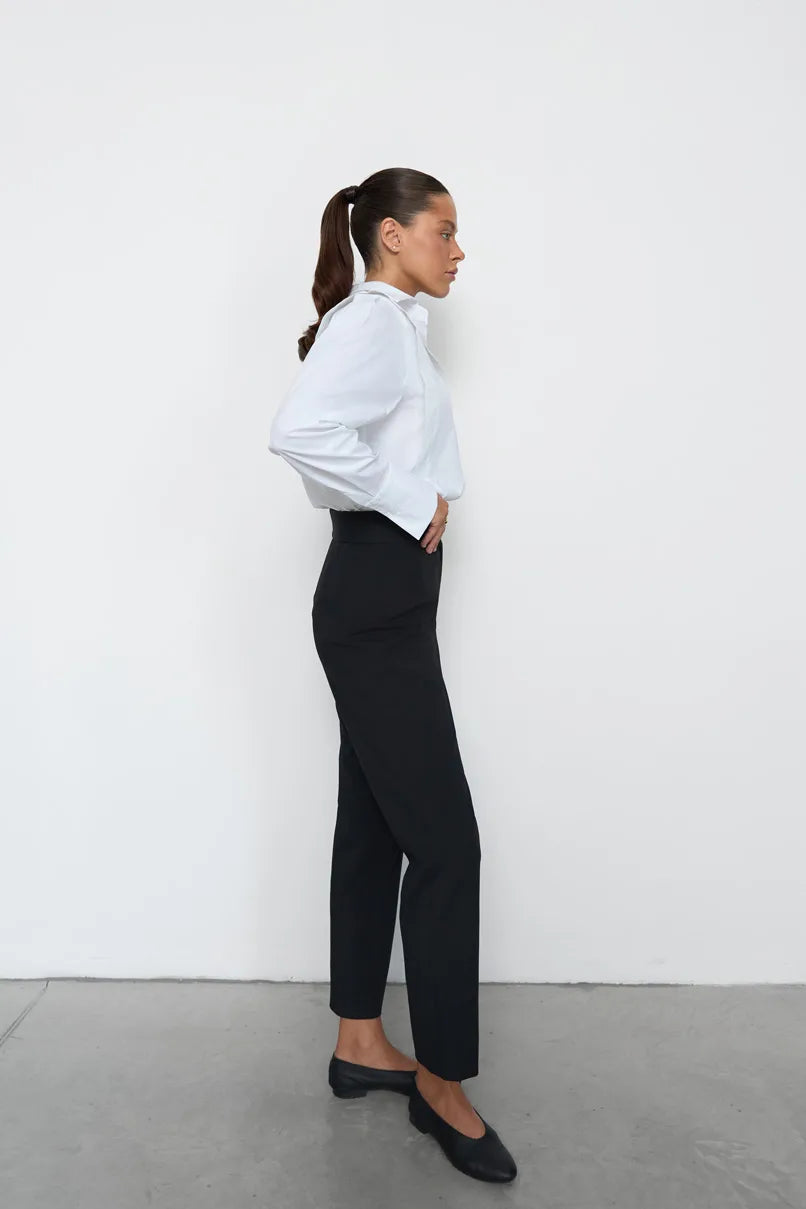 Штани прямі, чорні, (Nazarelli) NF-00000230