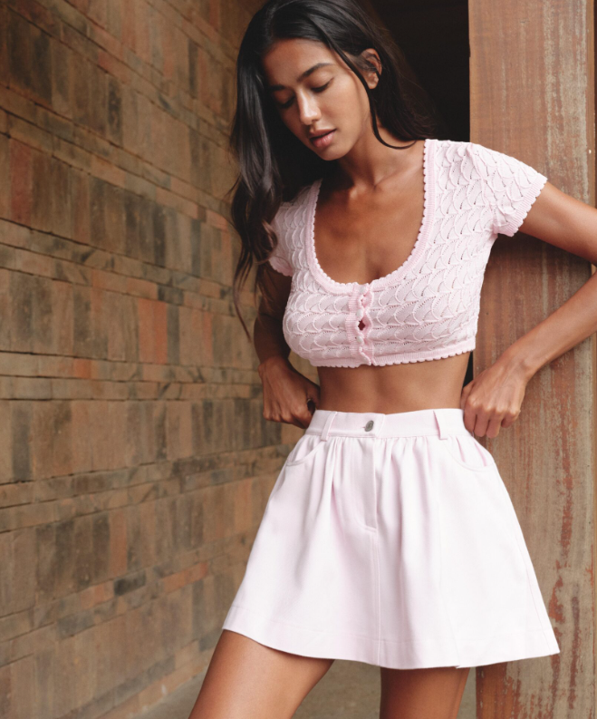 Top Loran Knits v růžové barvě (STASH) , t0253