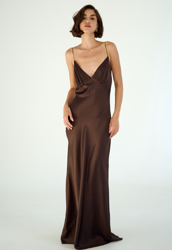 Maxi šaty Grace (Ocean x Silk)