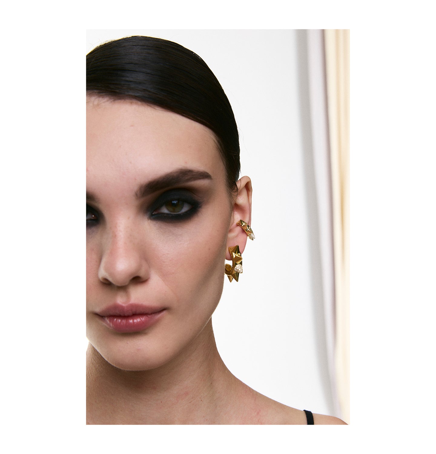 Сережки "THE THORN" ЗОЛОТО, (Grains de Verre) ELR2