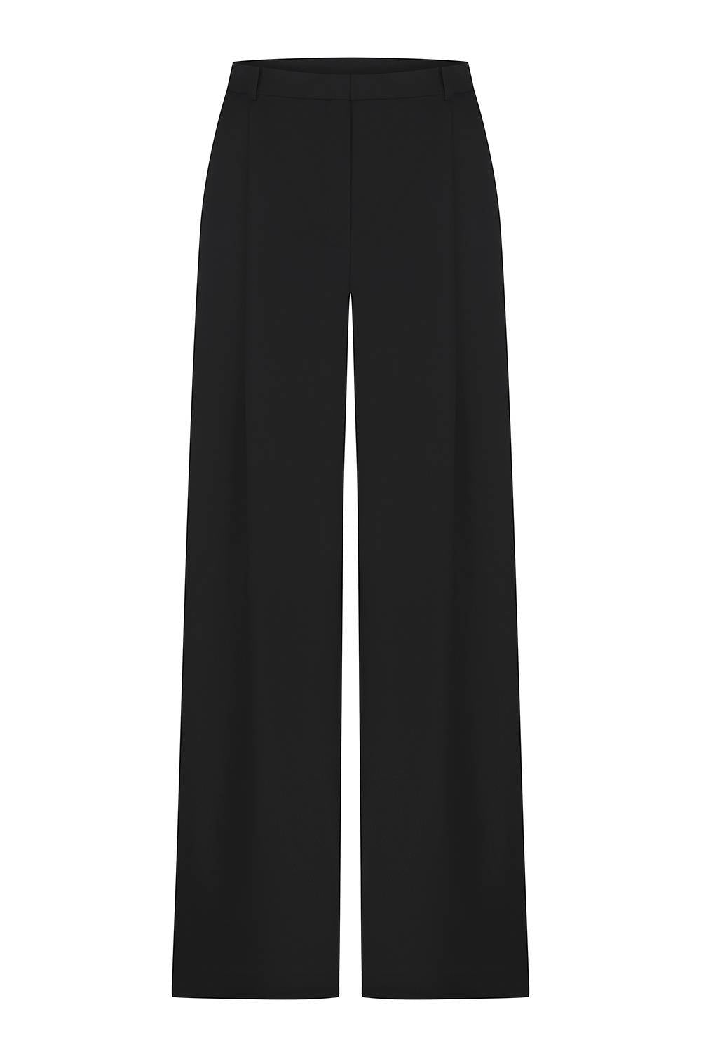 Kalhoty palazzo (Černá), (Kolosova) K0021А