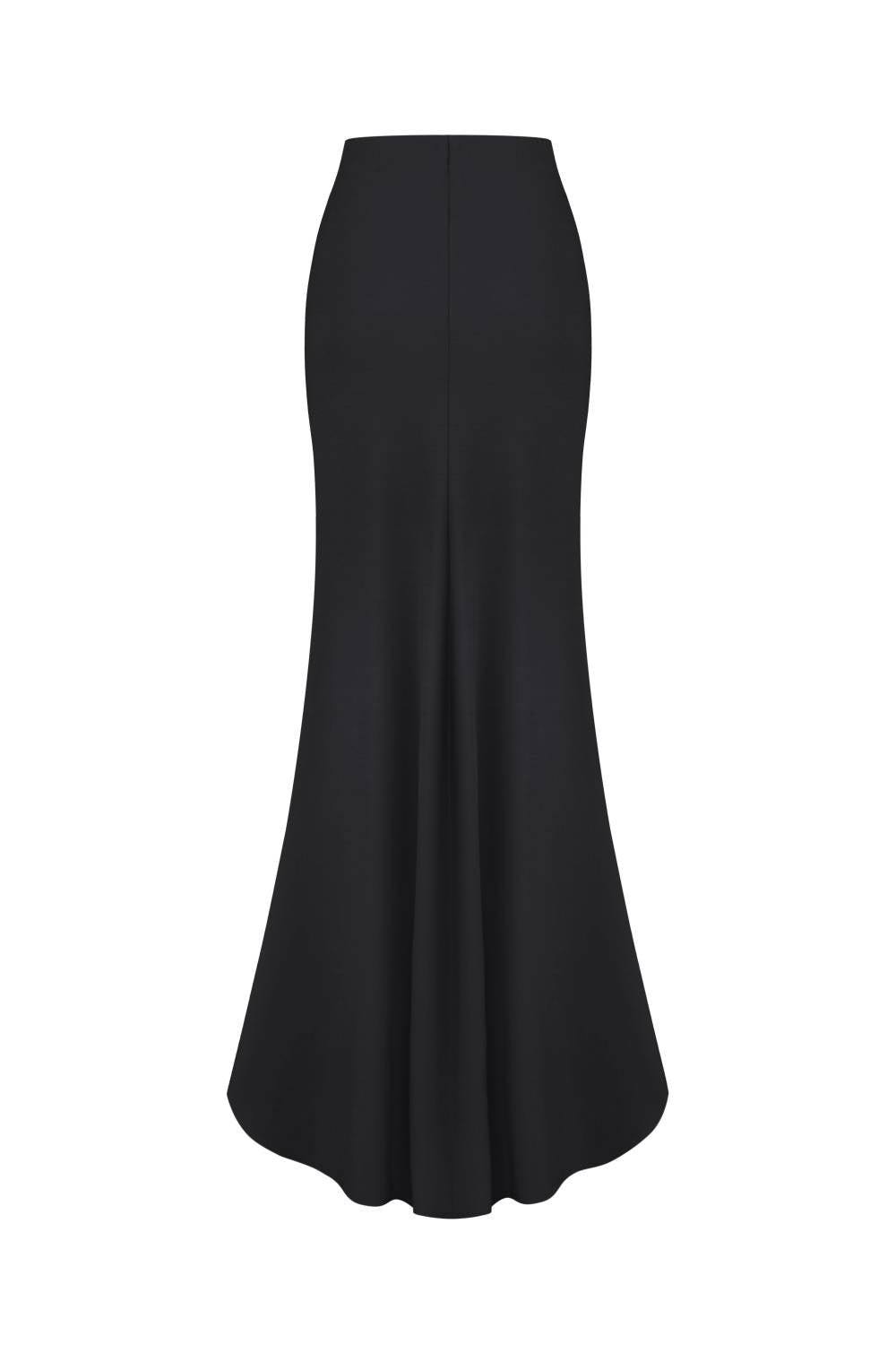 Sukně s rozparkem černá (Kolosova) K0031A