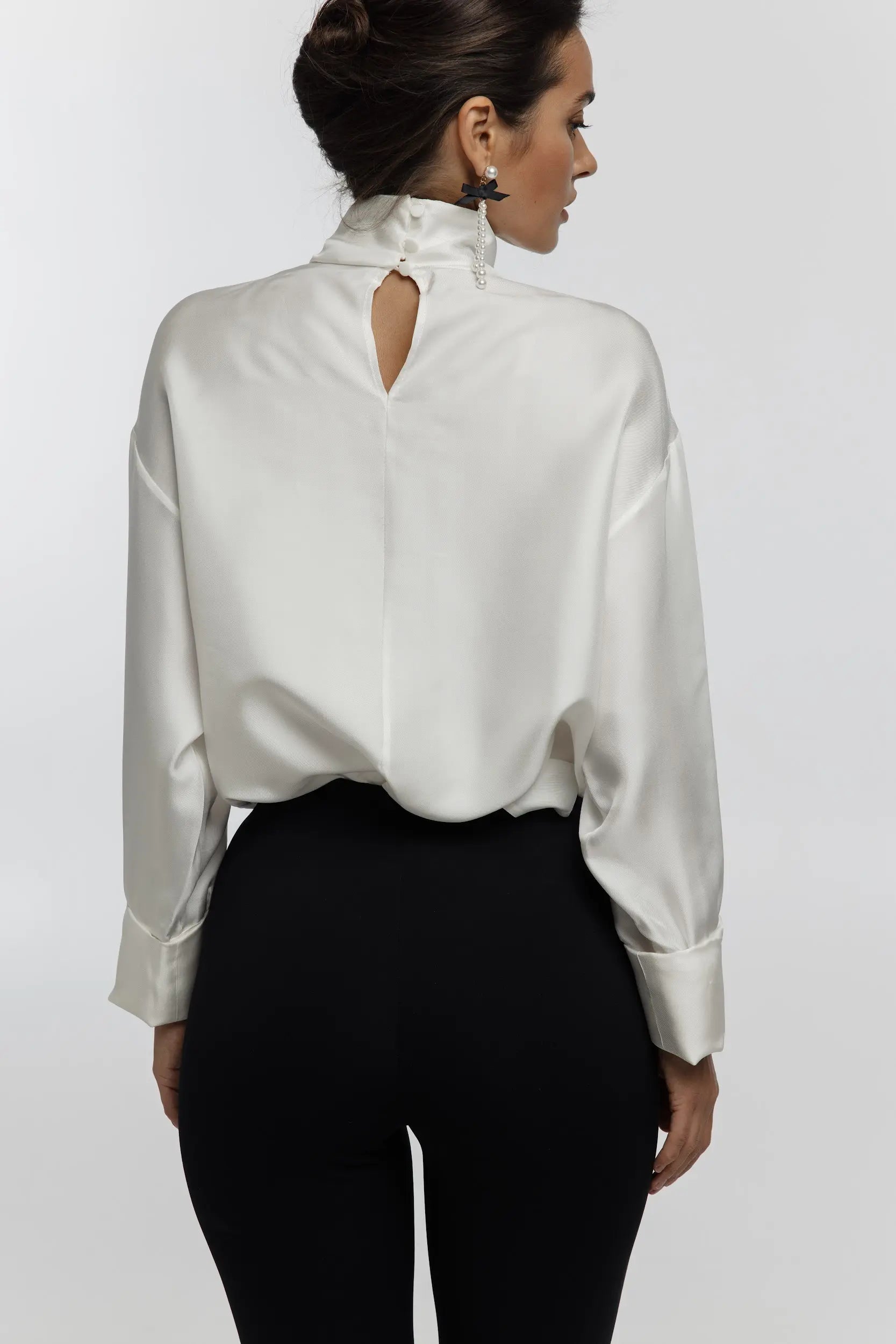 Leggings with seam (Color: black), (Nazarelli) NF-00000285