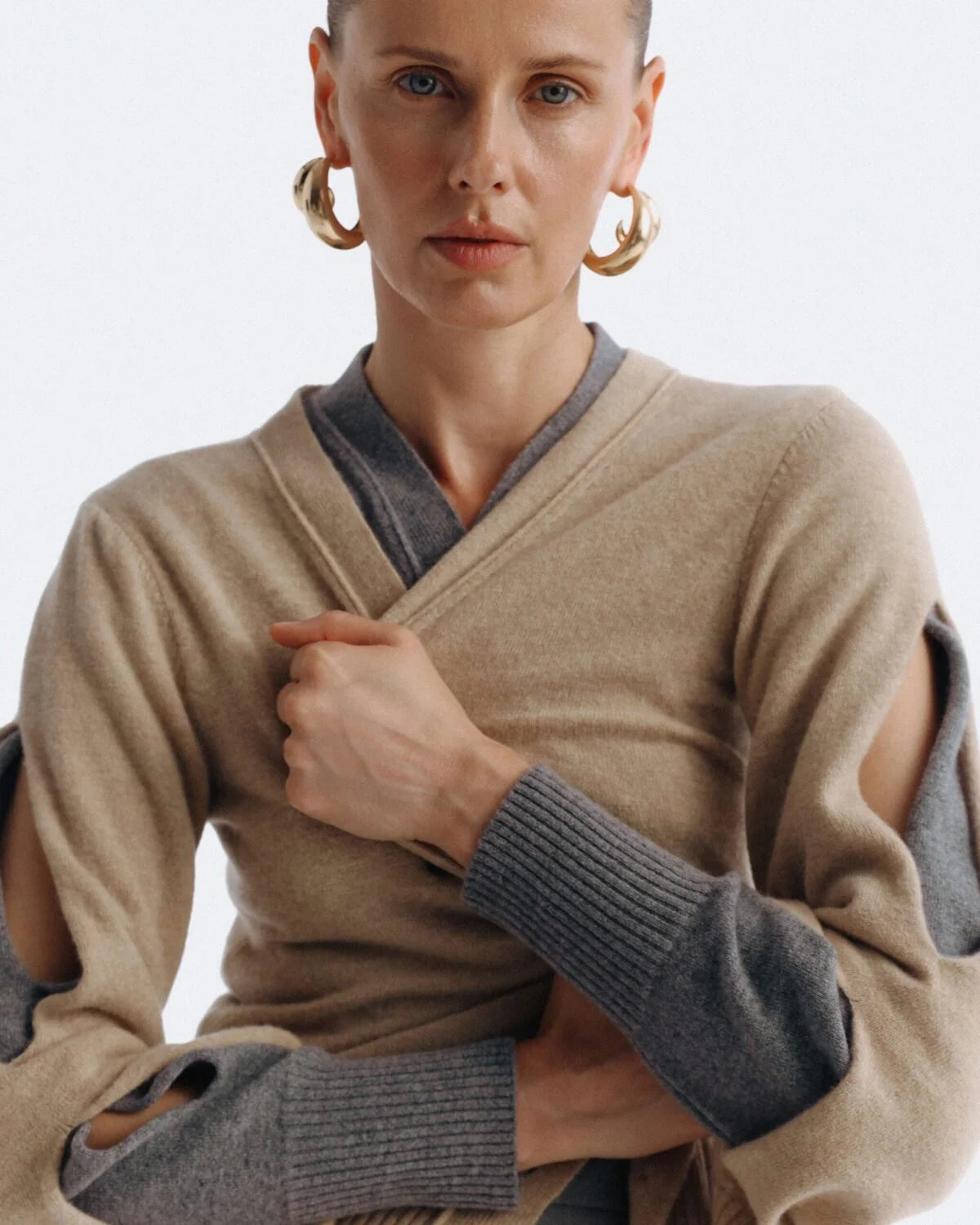 Cardigan béžový (K.KVIT) GAW252602