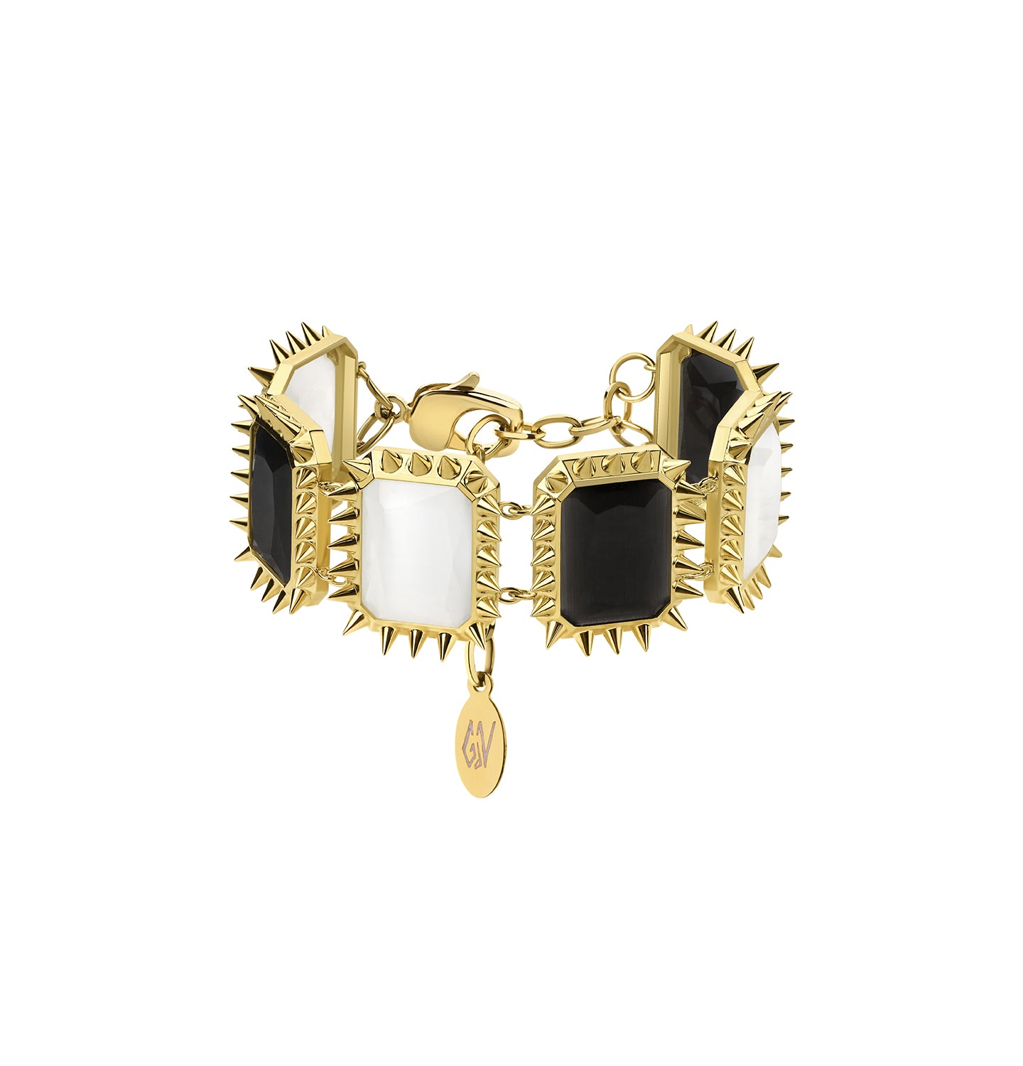 BRACELET "RUE CAMBON" GOLD, (Grains de Verre) BRLR2