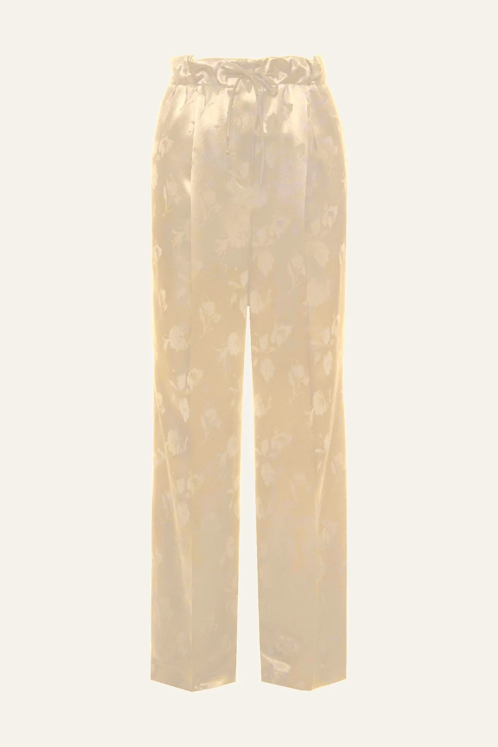 Béžové květované kalhoty (K.KVIT) , BSS260004