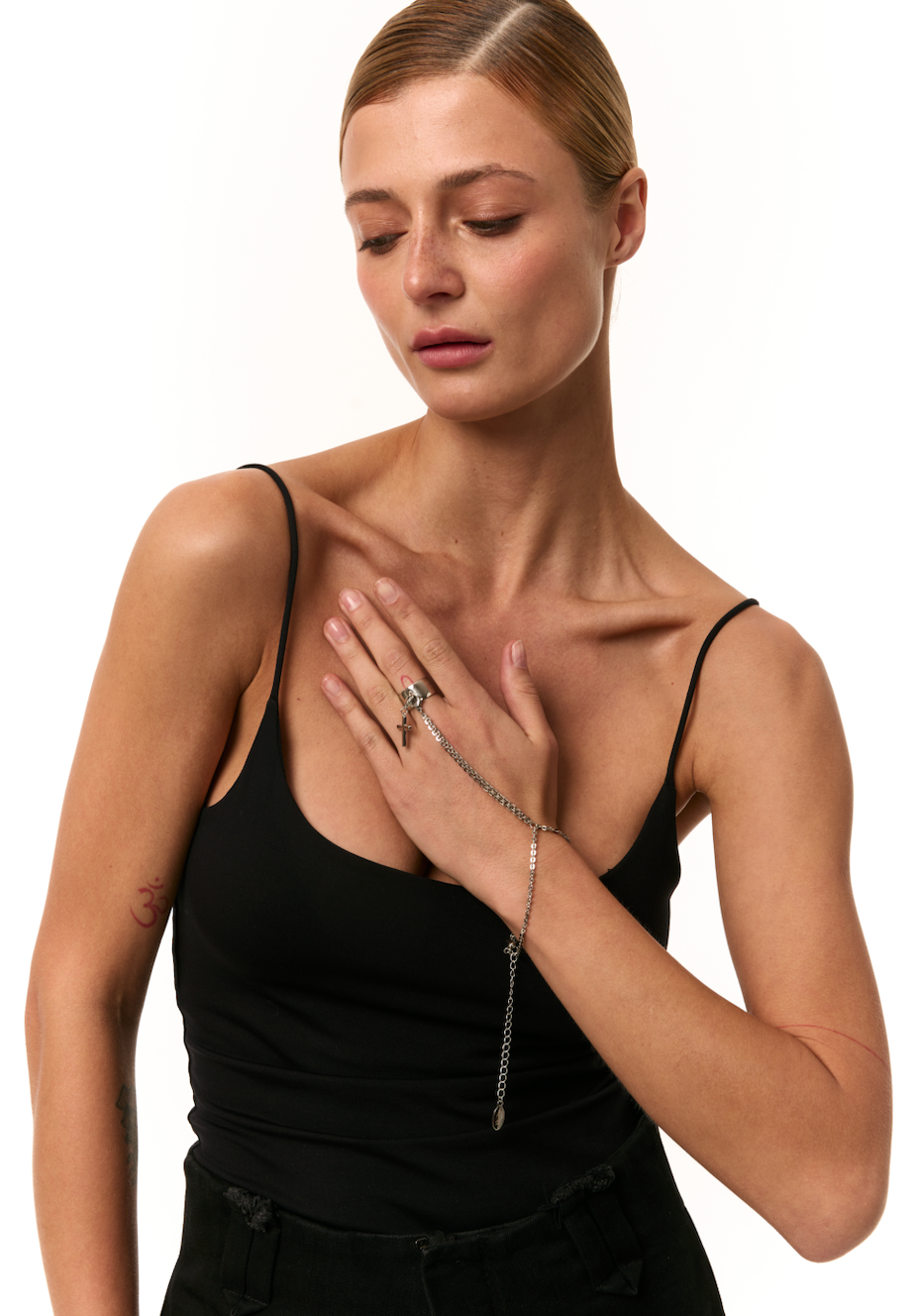 Silver bracelet ELSA (GrainsDeVerre) RCC