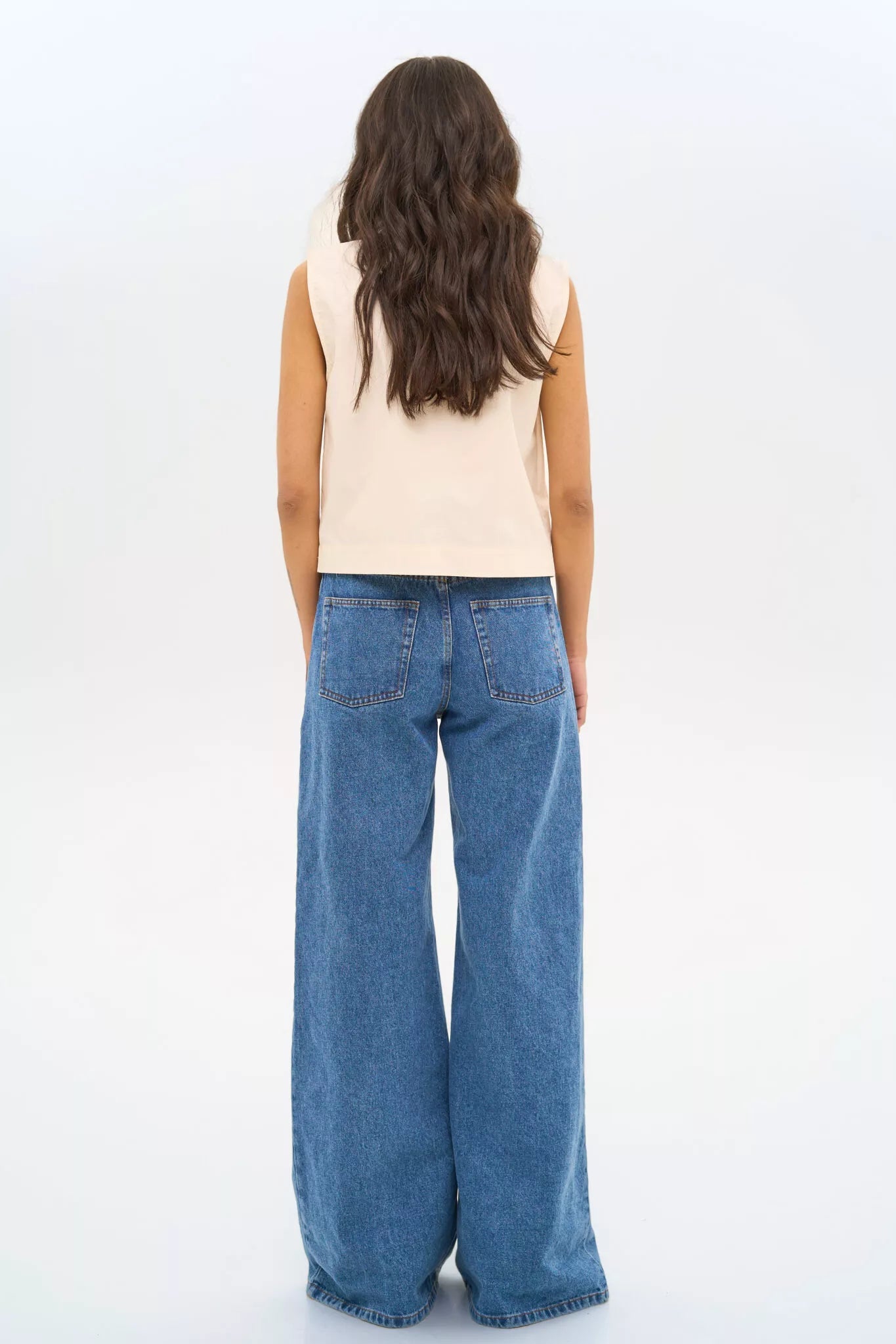 Джинсові штанні штани з спідницею (Match Denim), sp25-jskirt-blue