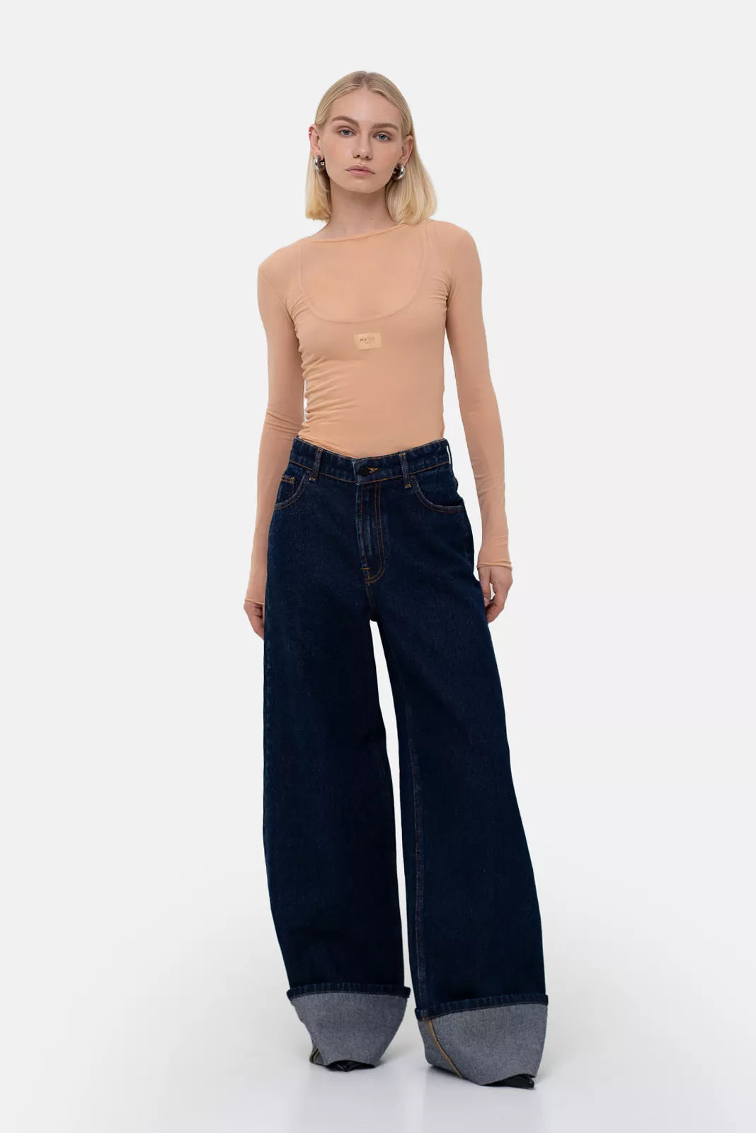 Джинси, індиго, з підвернутим краєм (Match Denim), sp25-roll-up-jeans