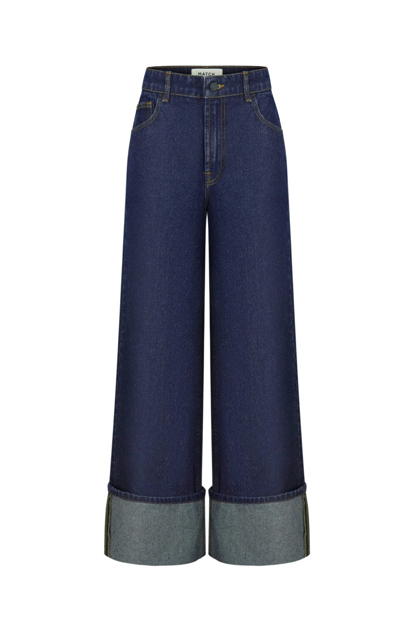 Джинси, індиго, з підвернутим краєм (Match Denim), sp25-roll-up-jeans