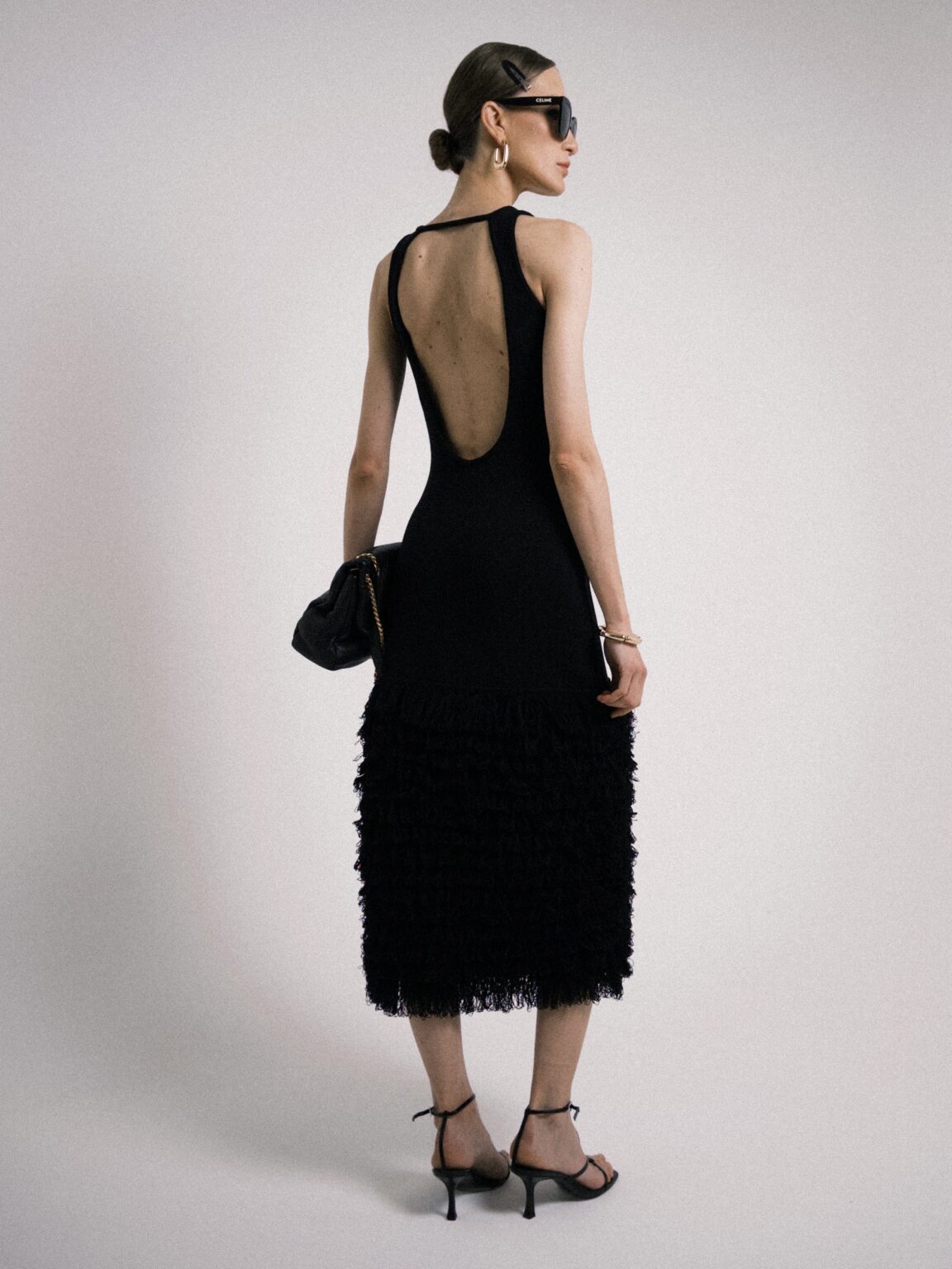 Midi dress black (KaterinaKvit) PSS250004