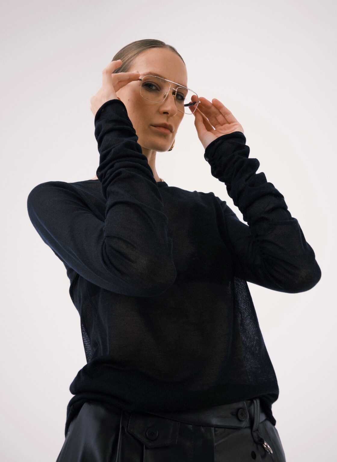 Светр чорний, (КатеринаКвіт) SAW242503 чорний