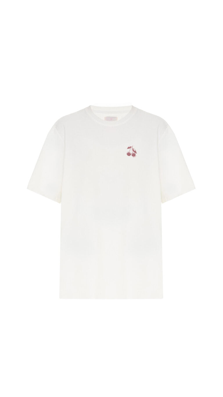 T-shirt with cherries, milk, (MonCheri), MC_0022