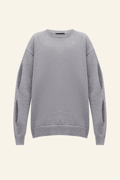 Sweater, gray, (KaterinaKvit) SAW252605