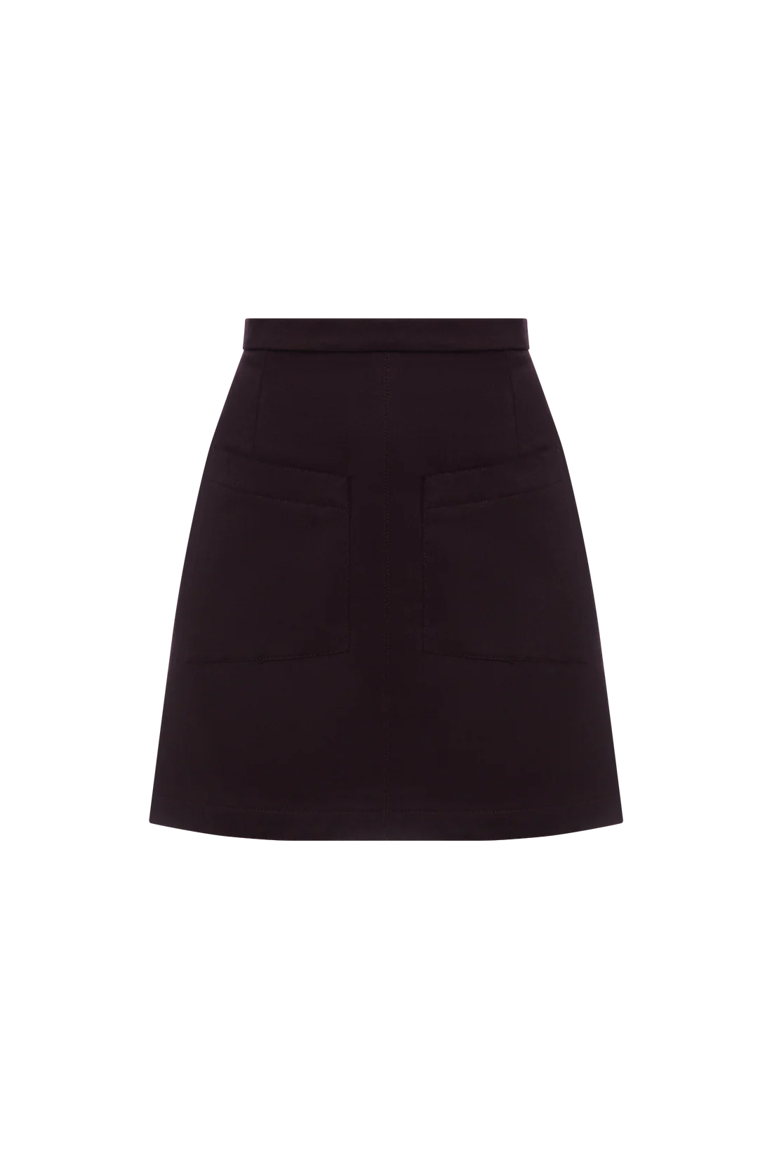 Чорна вовняна міні-спідниця (Sarna), SA312S