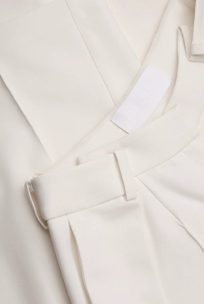 Kalhoty palazzo, (Total White) SS2505