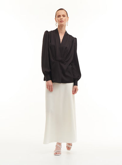 Блузка чорна ELEGANT (М&