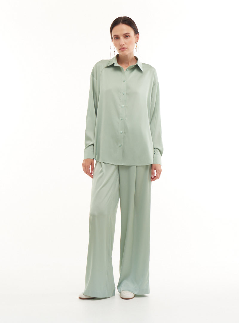 Pistachio Pants BASIC, (Mint) 02235