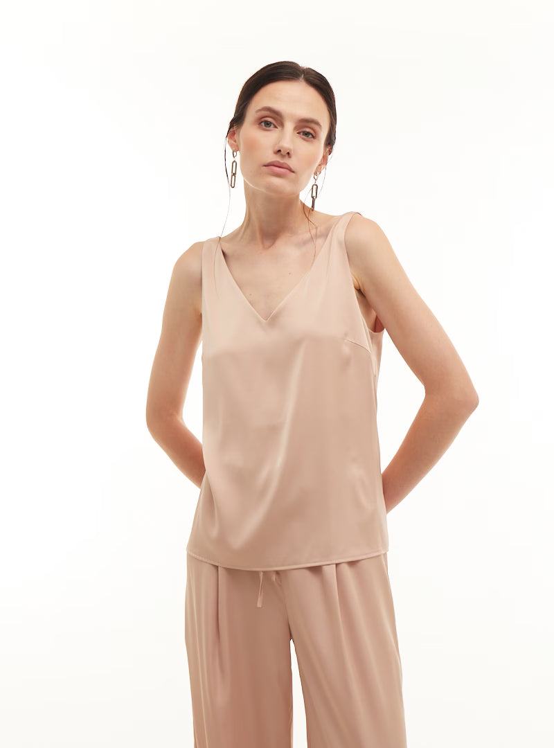 Béžový top CLASSIC, (Mint) 00553